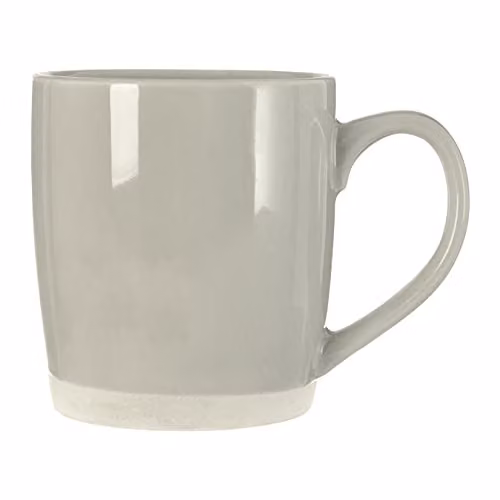 Premier Housewares Jura Bone China Grey Mug, H 13 cm x W 9 cm x D 9 cm – 2