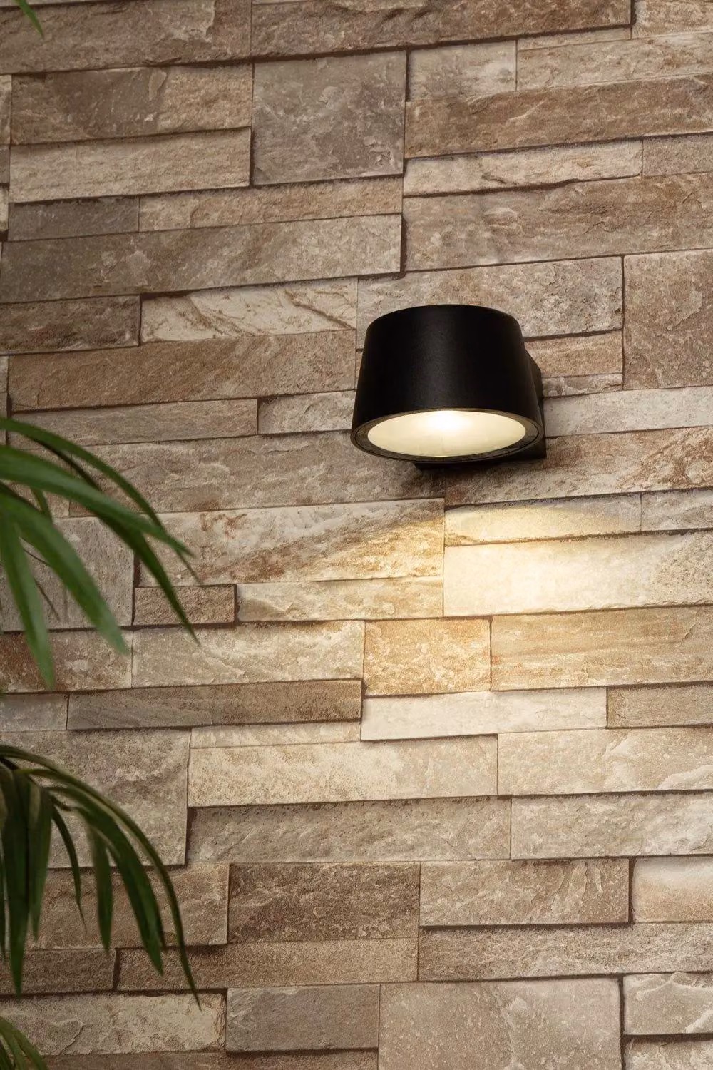 BHS Lighting Silas LED Outdoor Wall Light in Black – 3