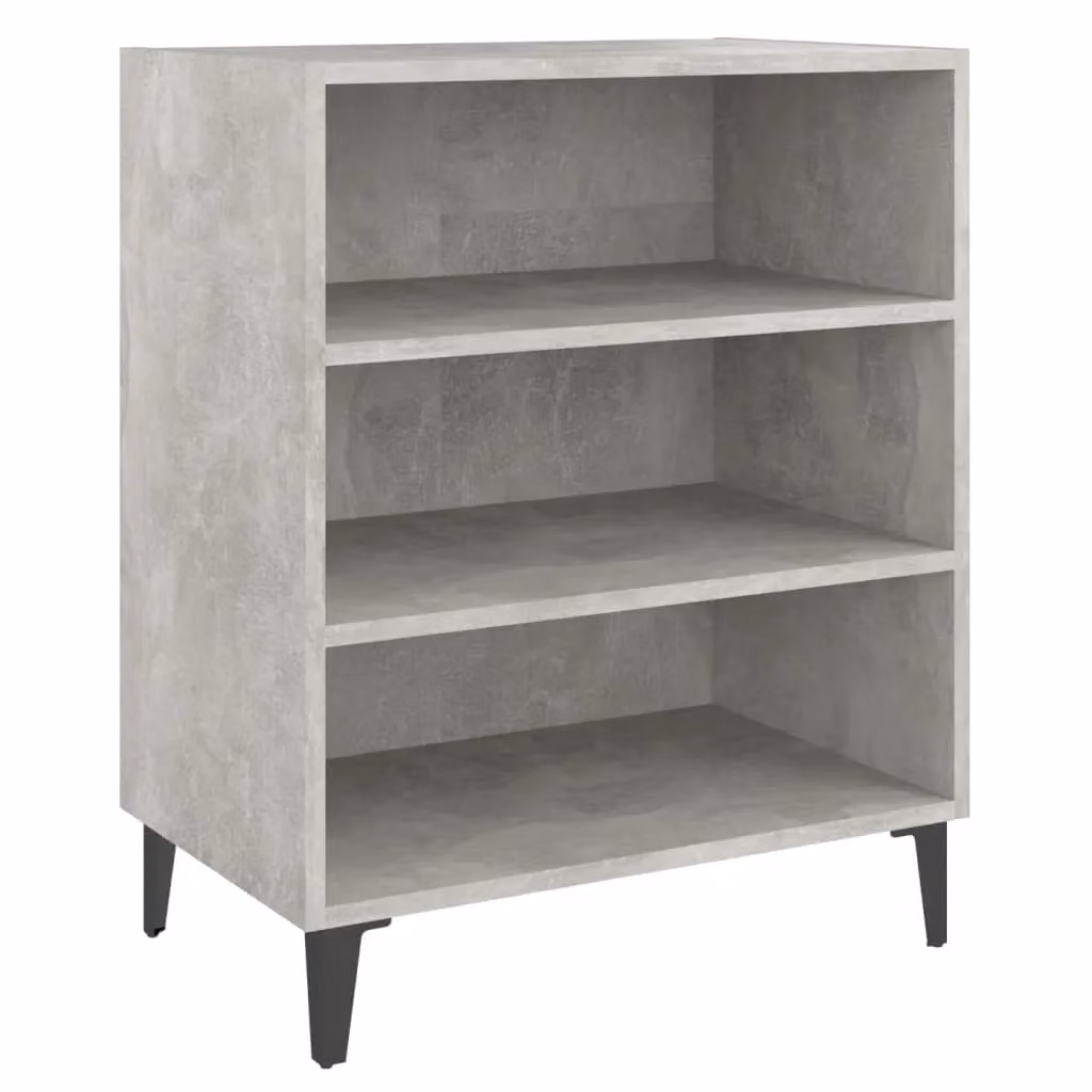 Berkfield Home Industrial Sideboard in Concrete Grey, W/D/H: 57 x 35 x 70 cm – 2