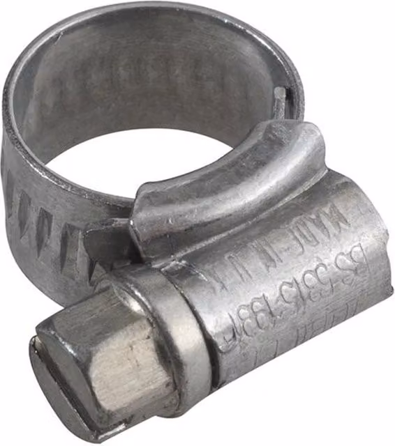 Jubilee Zinc Plated Steel Hose Clip in Metallic Silver – 1