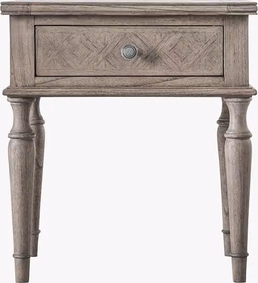 Perch & Parrow Juno Side Table in Beige Wood