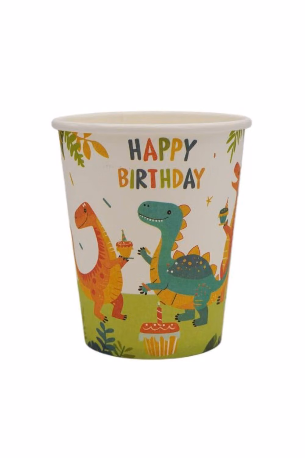 KDMD Dino Birthday Party Multicolour Paper Cups, 6 Pack – 2