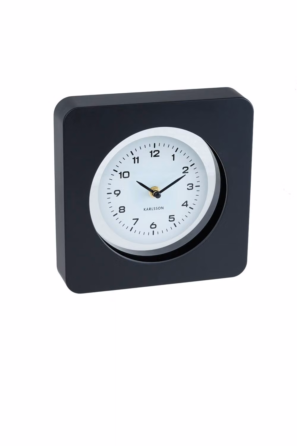 PRESENT TIME Karlsson Vintage Analog Wall Clock in Matt Black – 3