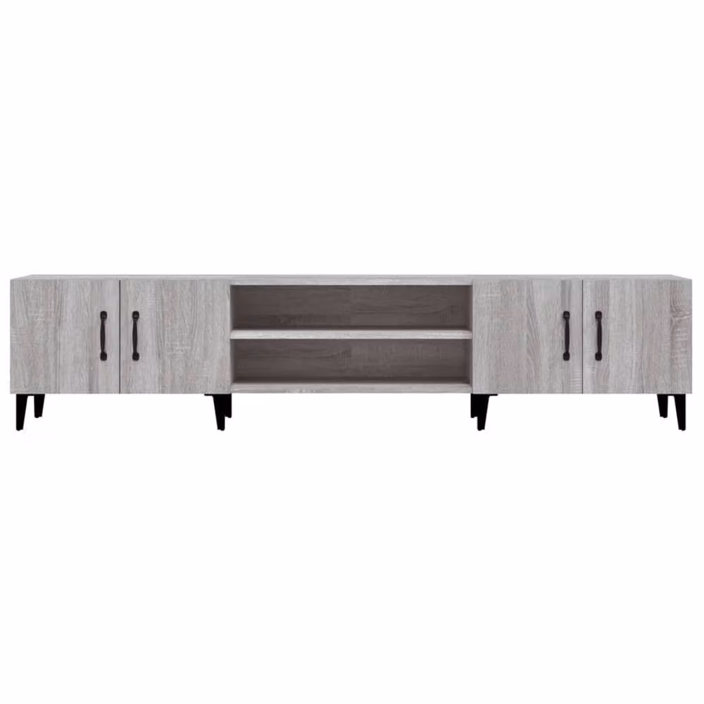 Berkfield Home Modern Grey Sonoma TV Cabinet W/D/H: 180 x 31.5 x 40 cm – 4
