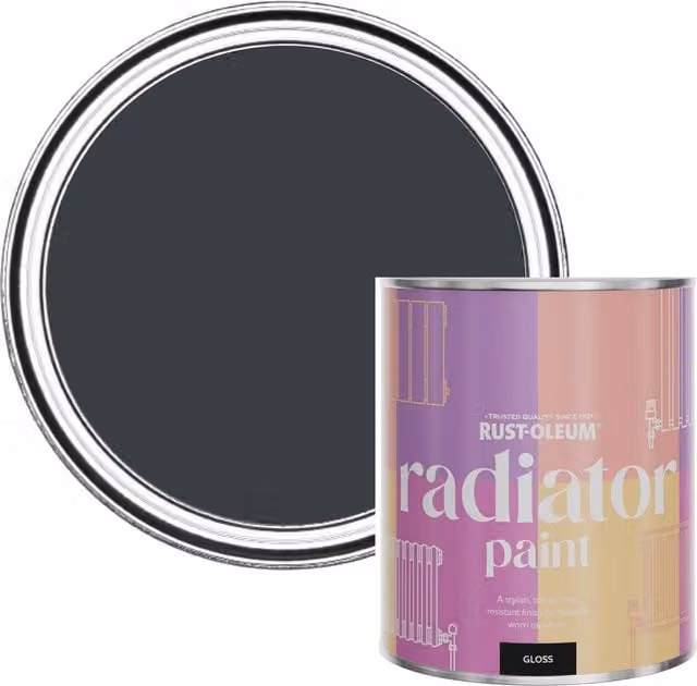Rust-Oleum Radiator Paint in Gloss Finish, Anthracite Grey, 0.75 l
