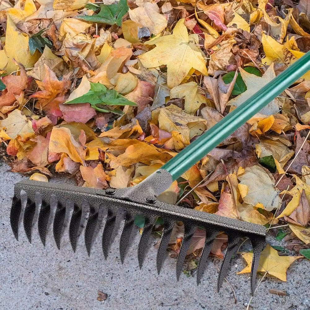 BARGAINS-GALORE 14 Tooth Steel Replacement Rake Head in Black – 2