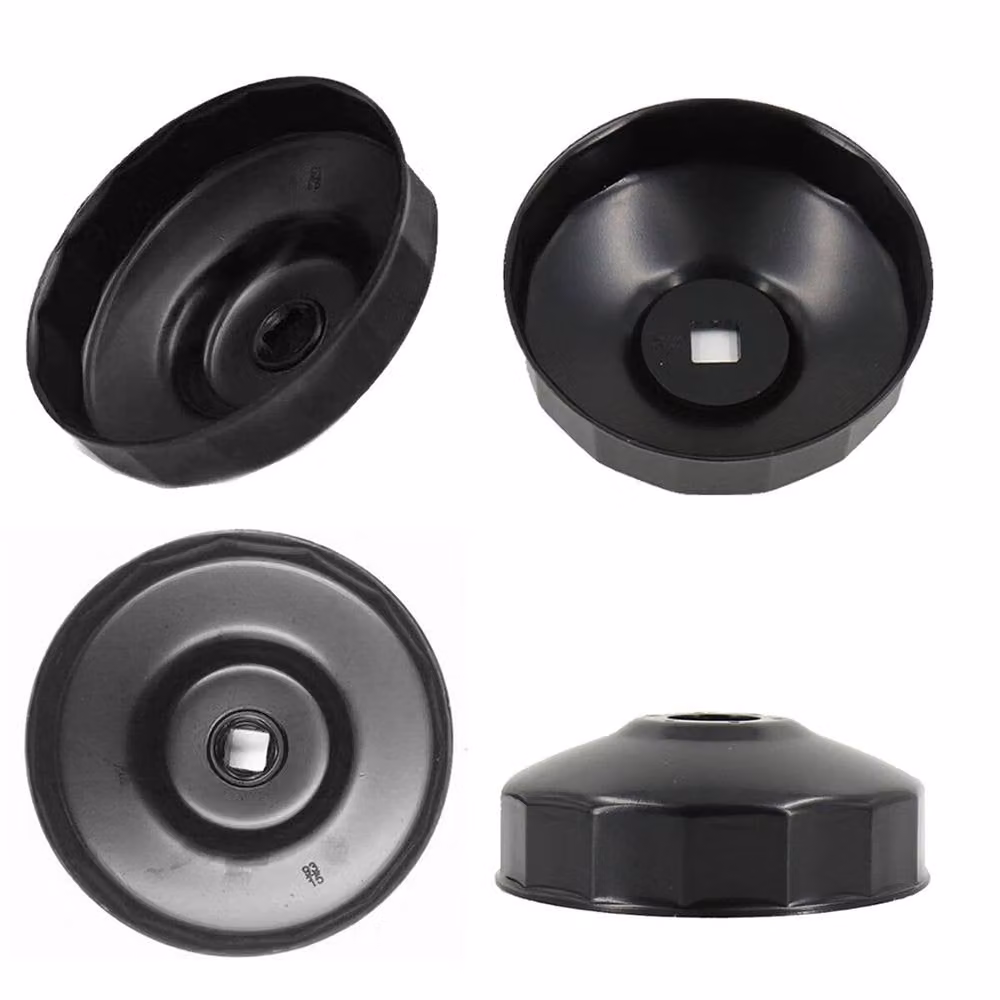 Ventryn 16-Piece Aluminium Alloy Oil Filter Wrench Socket Kit in Black – 4