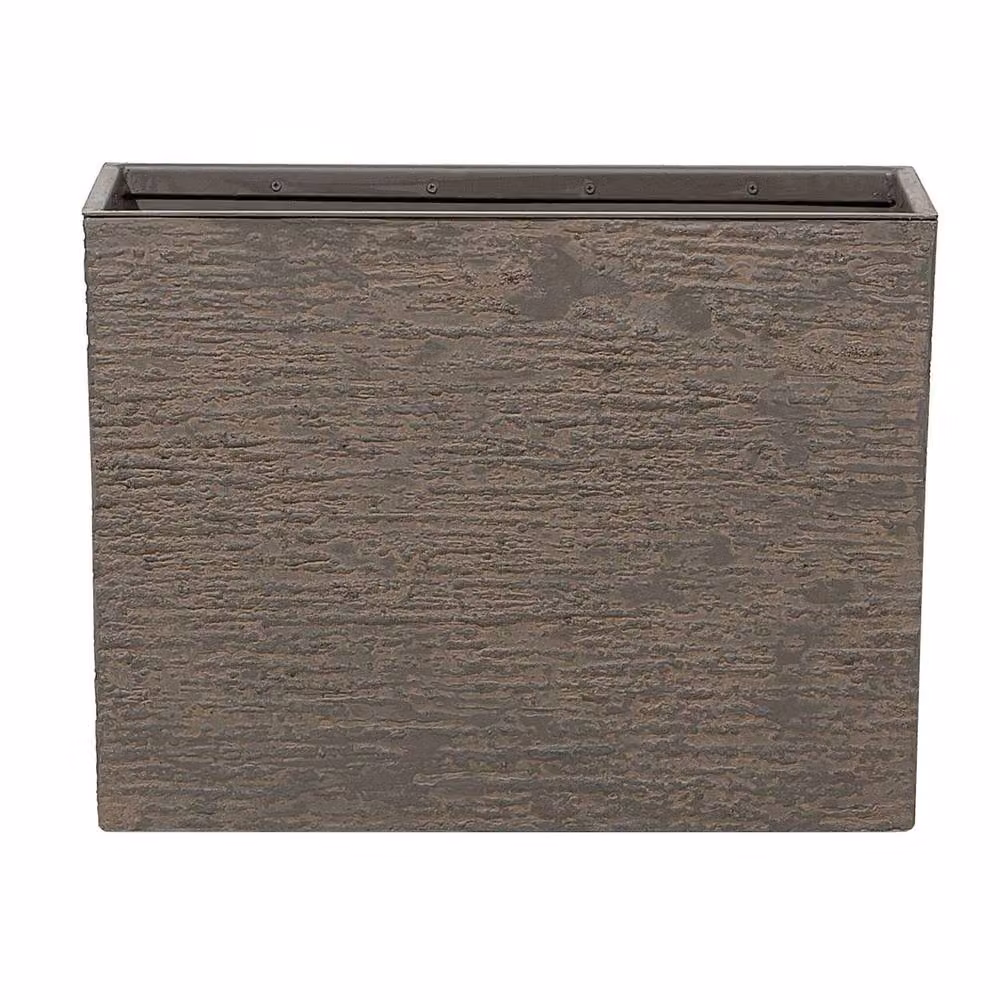 Wyld and Coco Brown Rectangular Planter Tub, W: 60 cm, D: 45 cm, H: 25 cm – 2