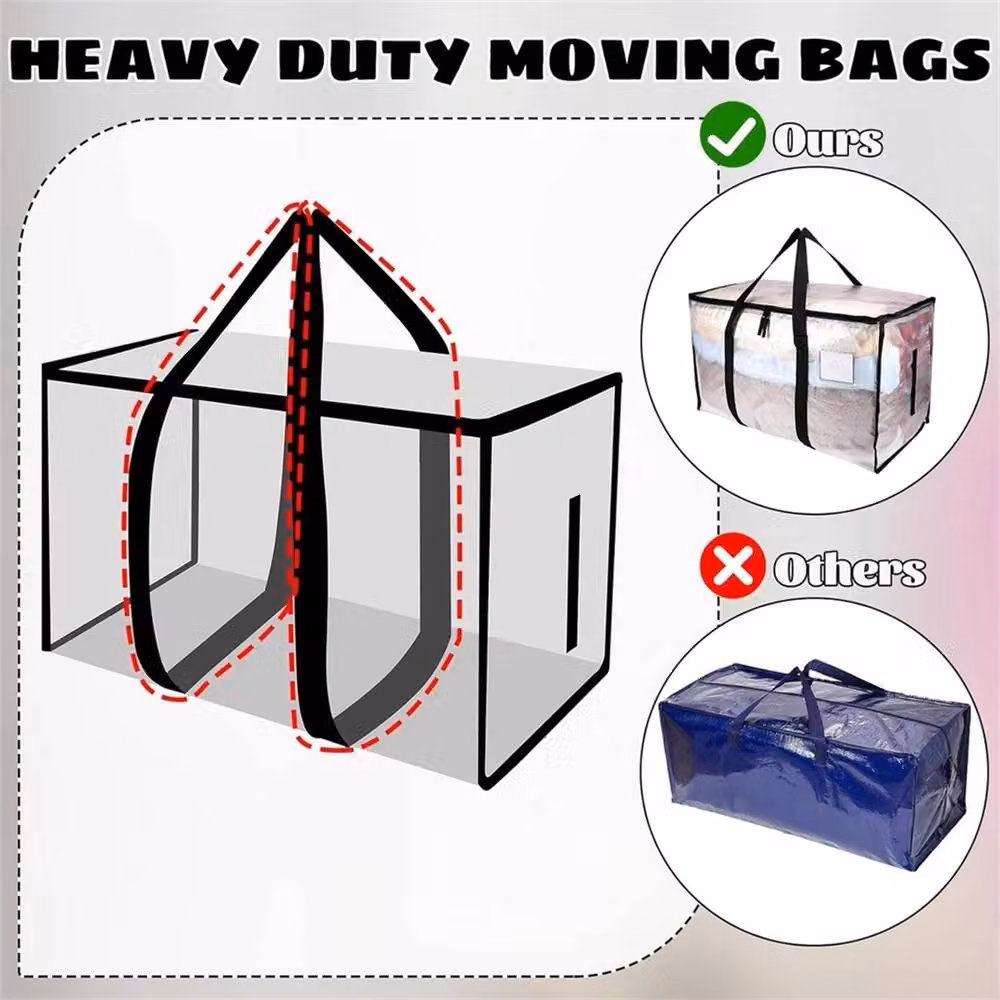 Nordara Large Collapsible Zip Clothes Storage Bag in White – 4