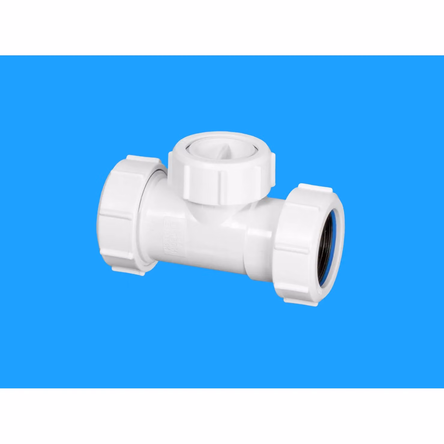 McAlpine S28M-NRV 1.25 inch Multifit In-Line Non-Return Valve in White – 2