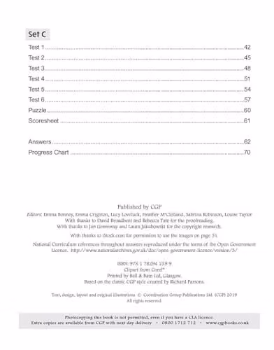 CGP KS2 English SAT Buster 10-Minute Tests: Reading - Book 1 for 2027 Tests