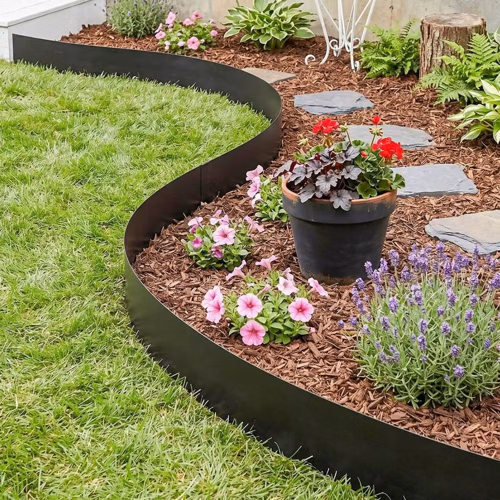 Kelvenix Metal Lawn Edging, Black – 5