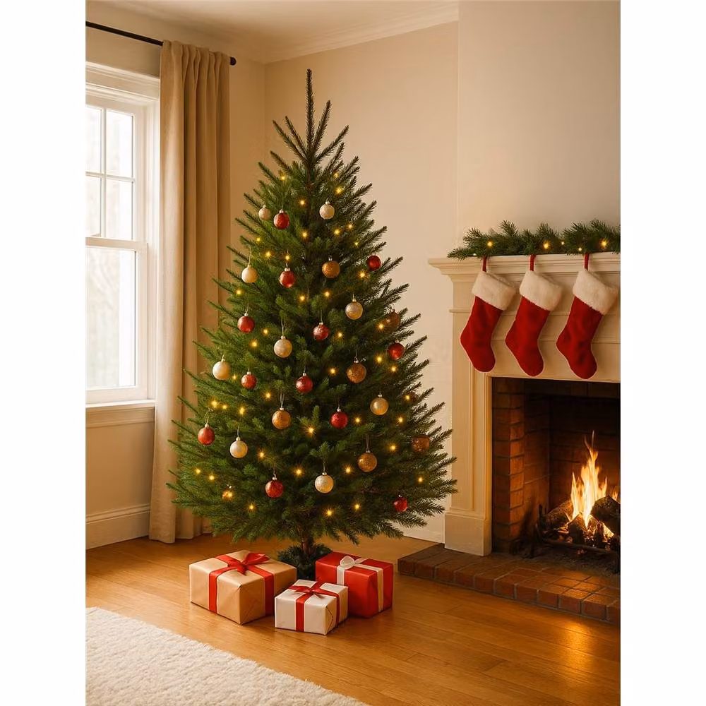 Clifton Premier Fresh Cut Norway Spruce Christmas Tree, Green, Height: 125 cm - 150 cm – 3