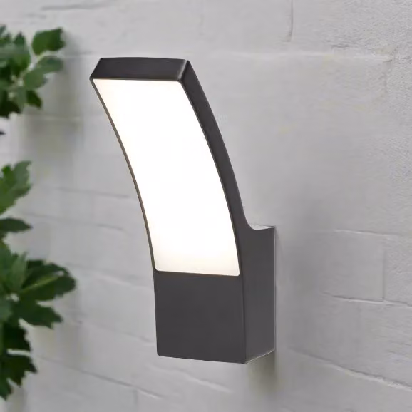 CGC Lighting Modern Black Aluminium LED Outdoor Wall Light with IP54 Rating – 3