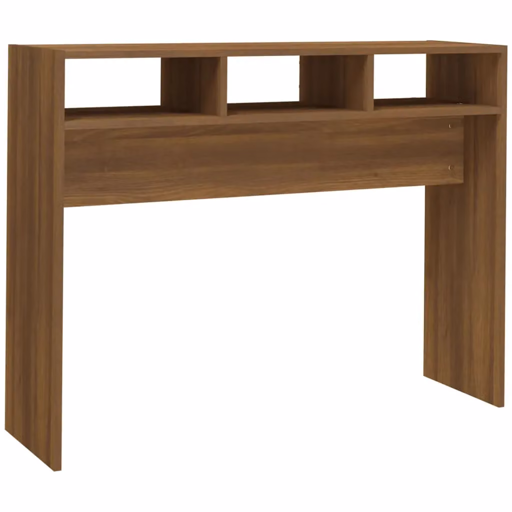 Berkfield Home Brown Oak Console Table, W/D/H: 105 x 30 x 80 cm – 2