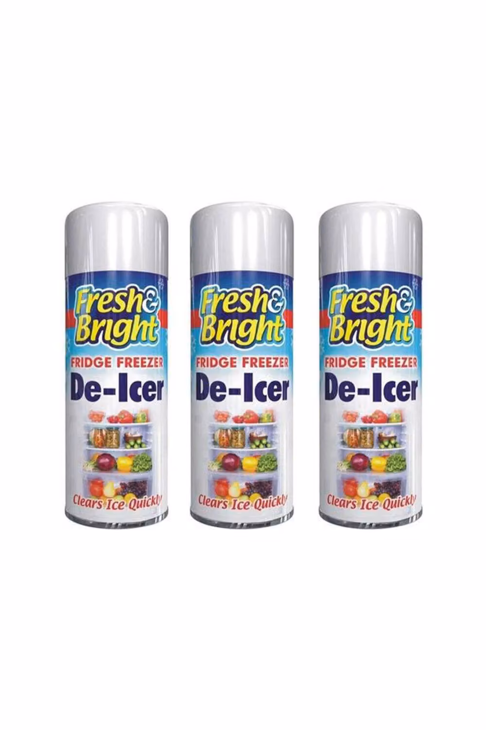 KDMD Anti-Bacterial Fridge Freezer De-Icer Spray, 200ml, White – 2