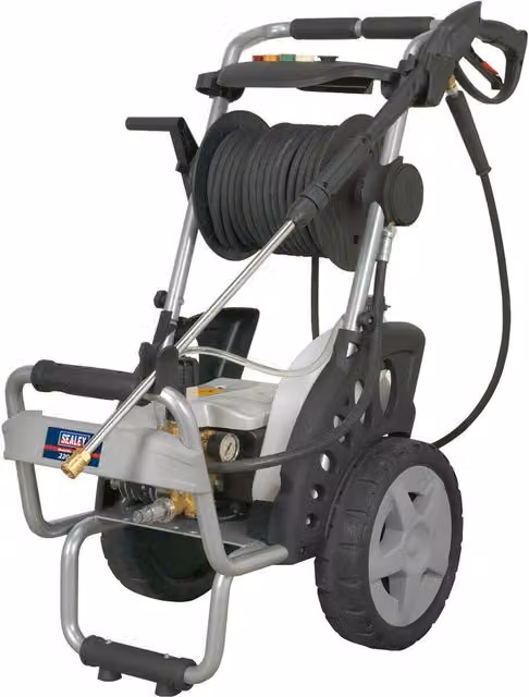 Loops Premium Pressure Washer with Total Stop System, 10m Hose and Nozzle Set, 150 bar, Multicolour – 1