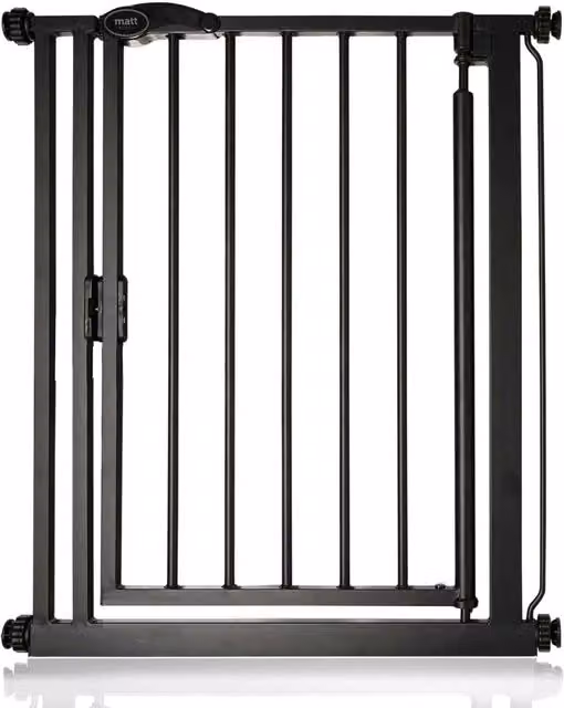 Bettacare Auto Close Stair Gate, Black, Width: 68.5 cm - 75.5 cm