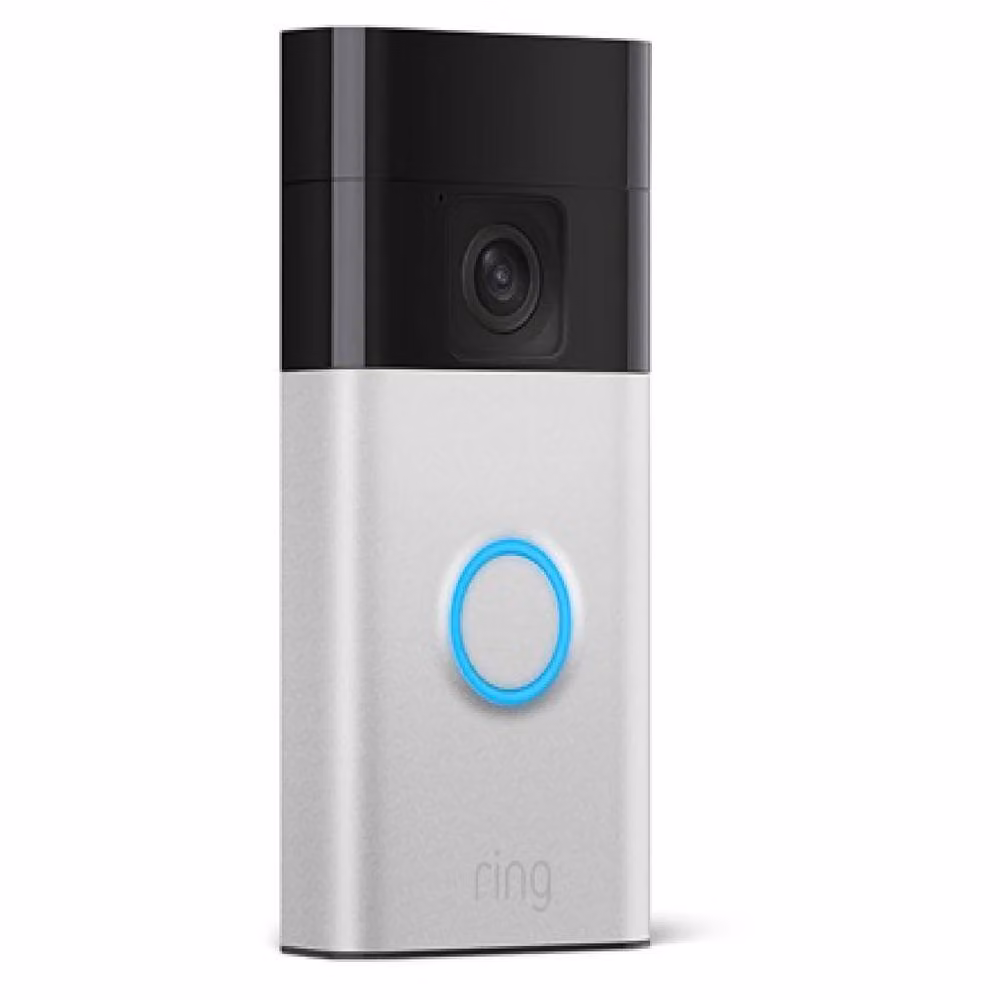 Ring Video Doorbell Battery Powered in Silver – 2