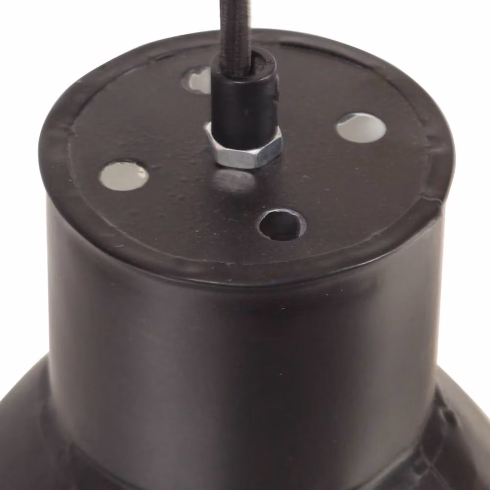 Berkfield Home Industrial Black Metal Hanging Lamp, Diameter: 17 cm, 25 W, E27 – 3