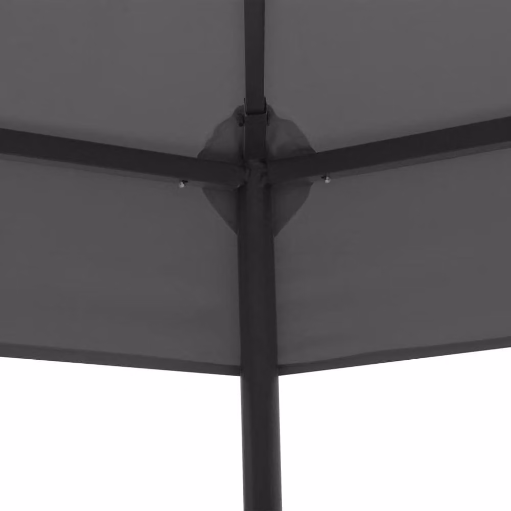 Berkfield Home Garden Gazebo in Anthracite Black, W/D/H: 323 x 275 x 265 cm – 2