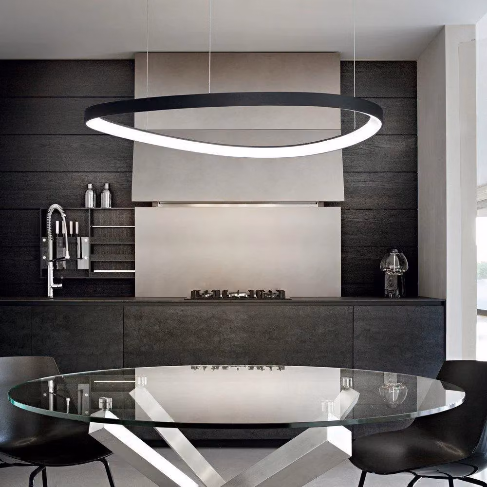 Netlighting Gemini LED Decorative Integrated Pendant Light Black 3000K – 2