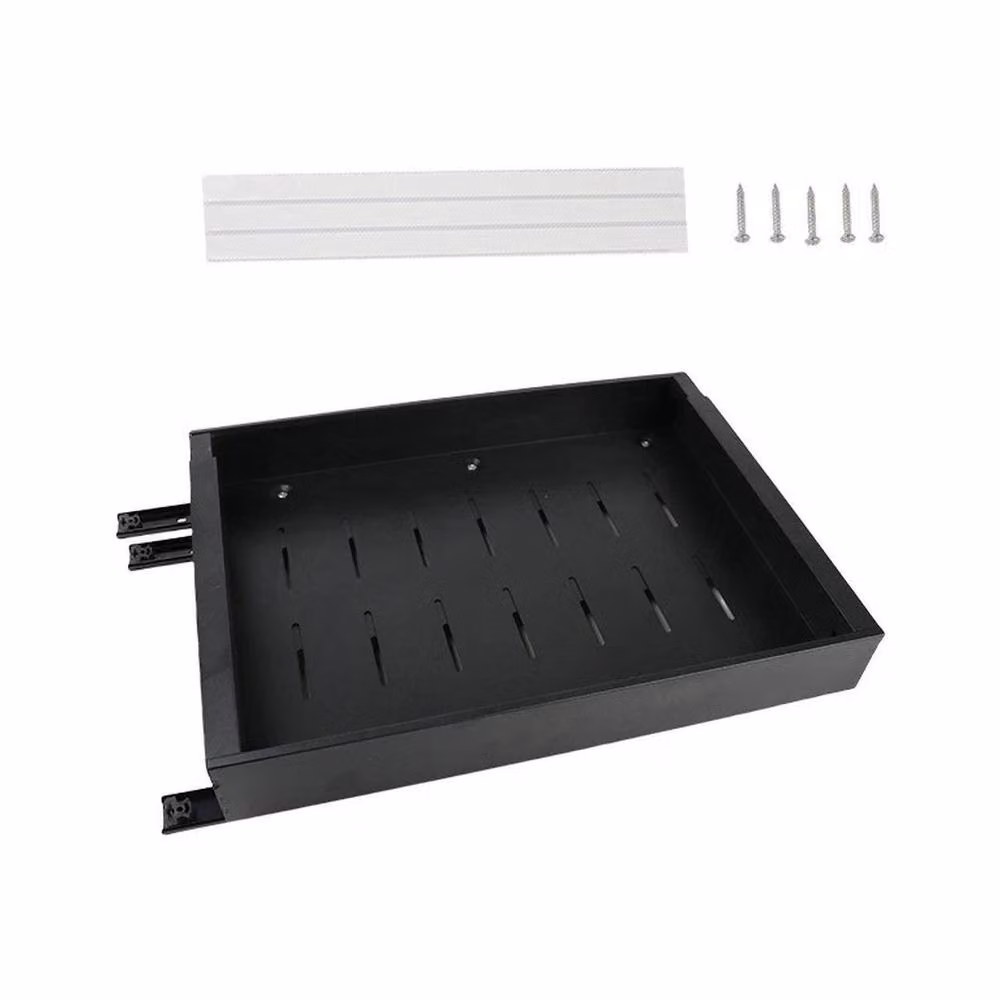 Kelvenix Black Metal Expandable Pull-out Cabinet Tray and Telescopic Drawer Insert – 2