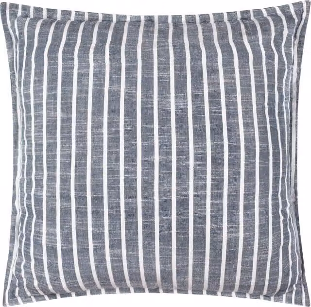 Make It A Home Blue Striped Square Cotton Outdoor Cushion