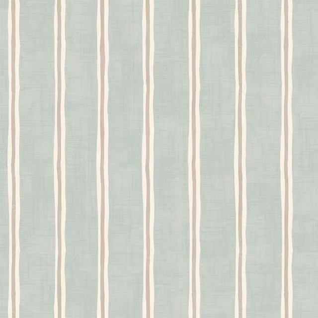iLiv Rowing Stripe Fabric in Duckegg Blue