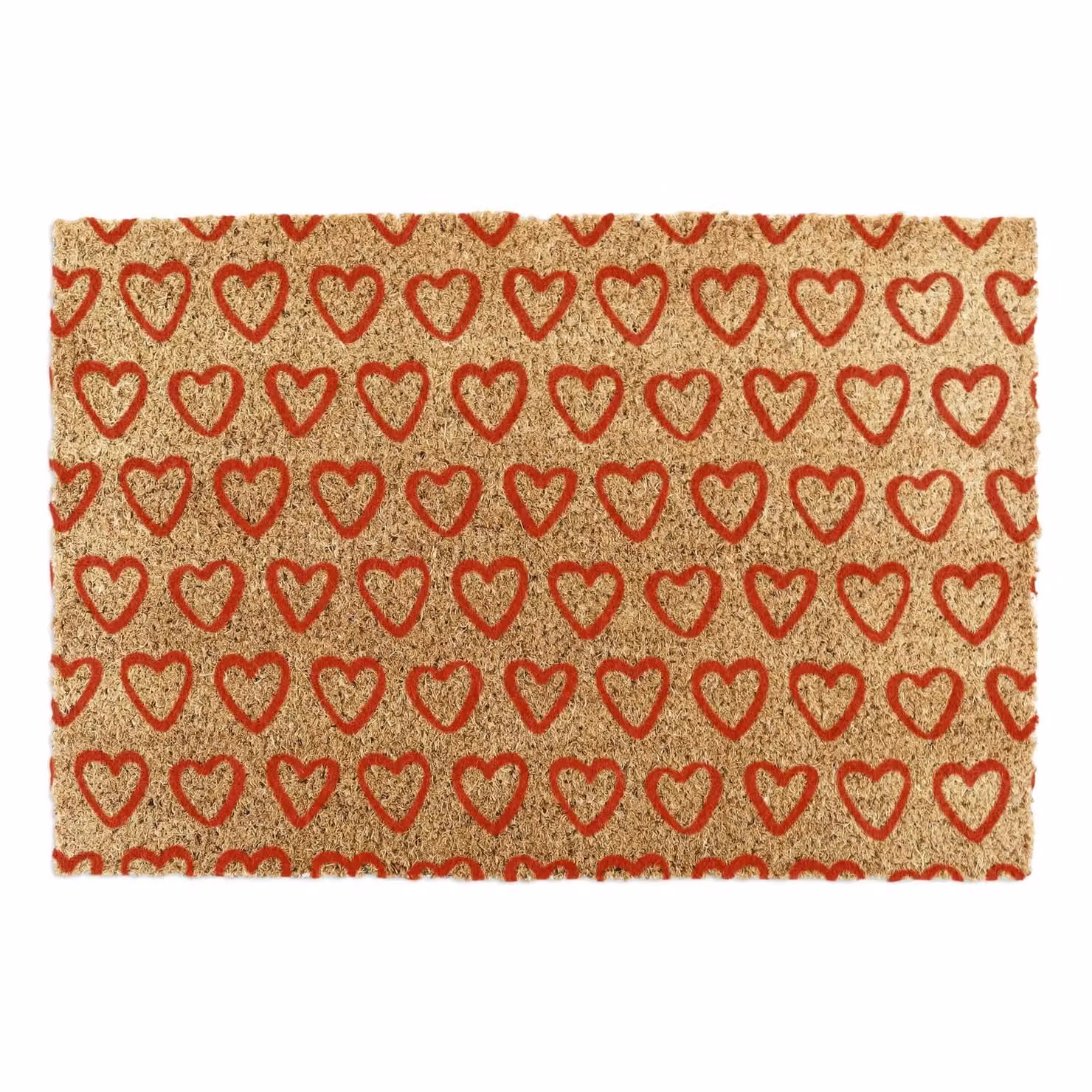 Artsy Mats Hearts Doormat in Brown, W/D: 90 x 60 cm – 2