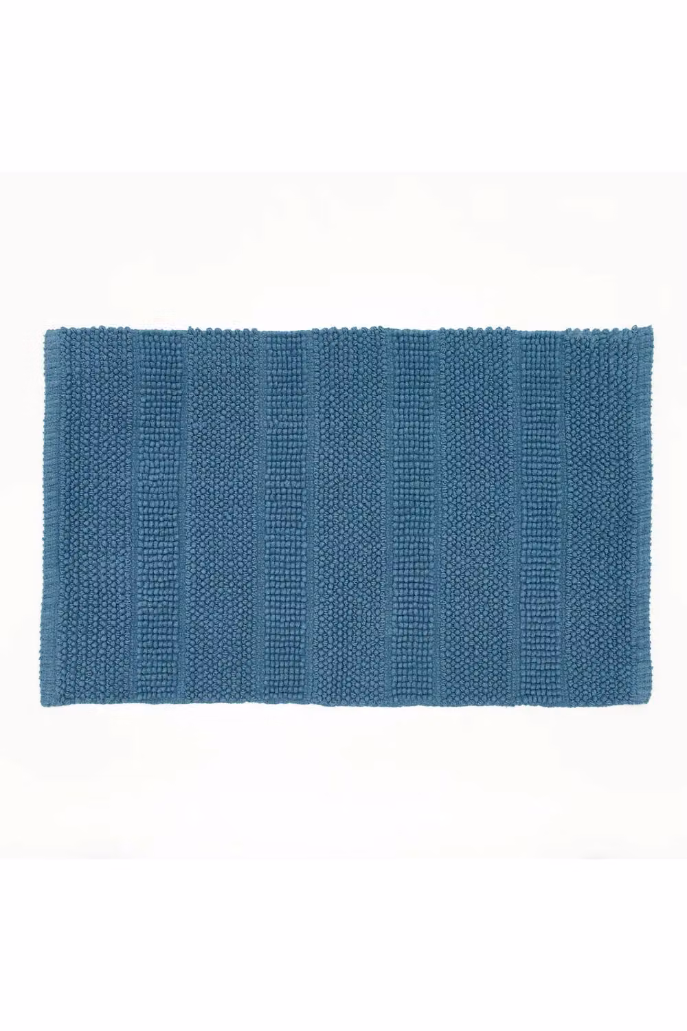 Deyongs Romeo Textured 100% Cotton Bath Mat in Mid Blue – 2