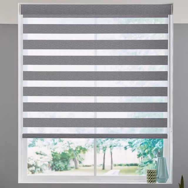 Terrys Samaria Made to Measure Day and Night Blind in Grey