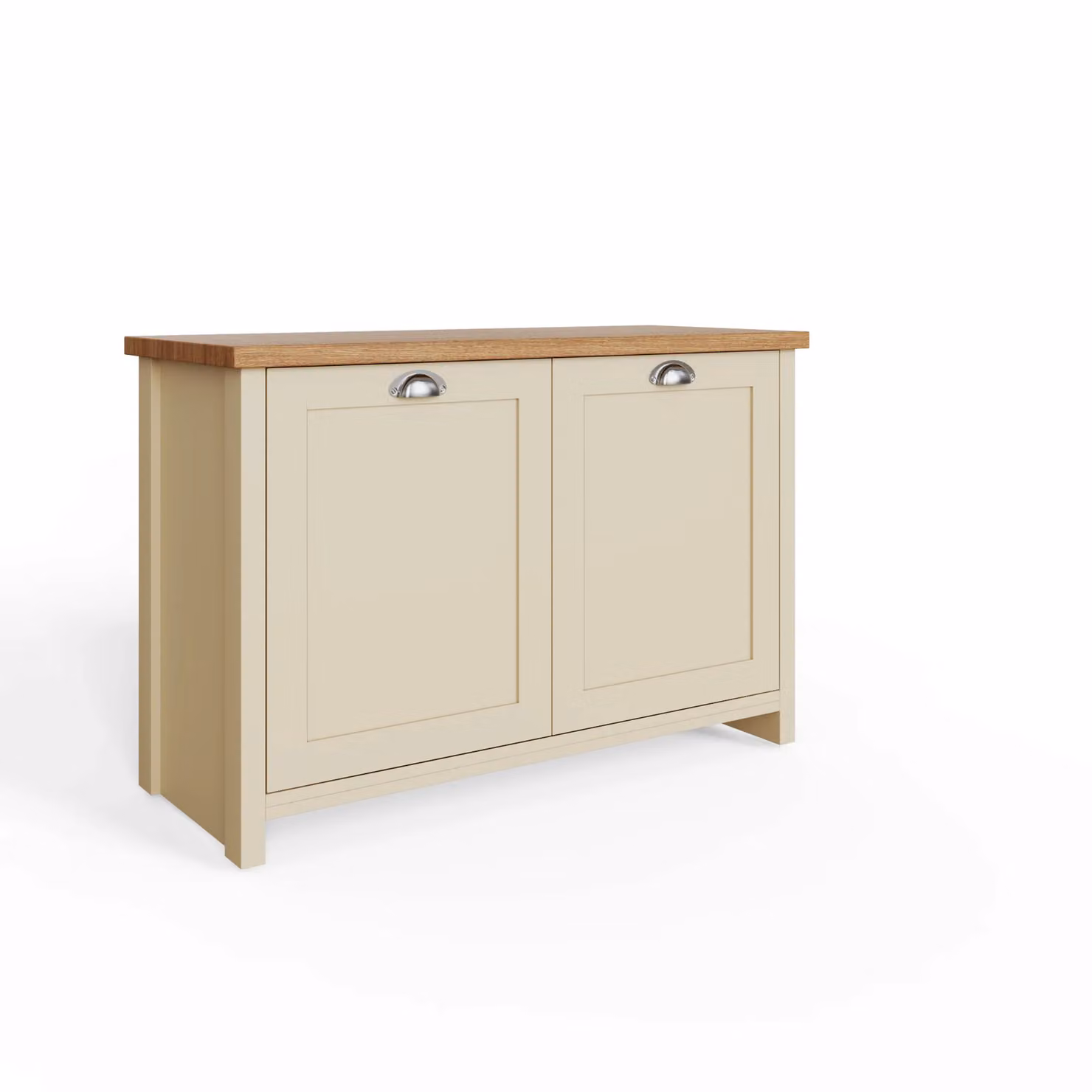 GFW Lancaster 2 Door Shoe Storage Cabinet in Yellow, Grey or Beige – 3