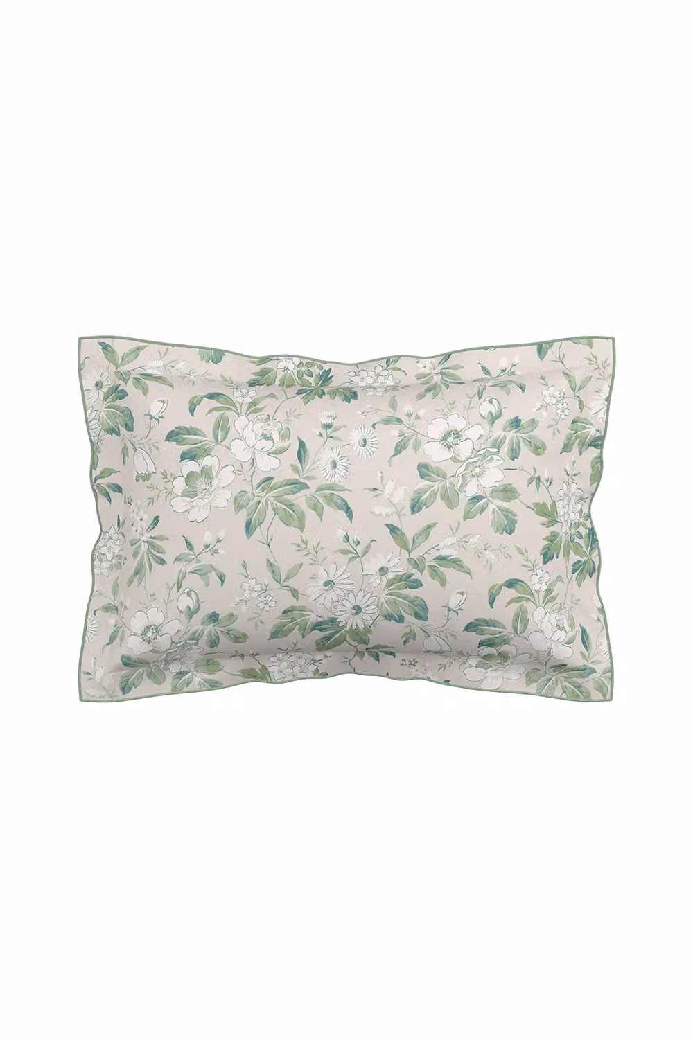V&A Briar Bloom Reversible Floral Cotton Duvet Cover and Pillowcase Set, Green, W: 200 cm x D: 200 cm – 2