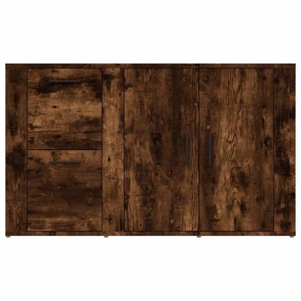 Berkfield Home Smoked Oak Sideboard in Brown, W/D/H: 100 x 33 x 59.5 cm – 4