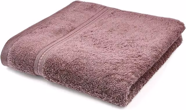 Bedeck 1951 Alessa Fluffy Cotton Terry Hand Towel, Purple and Pink