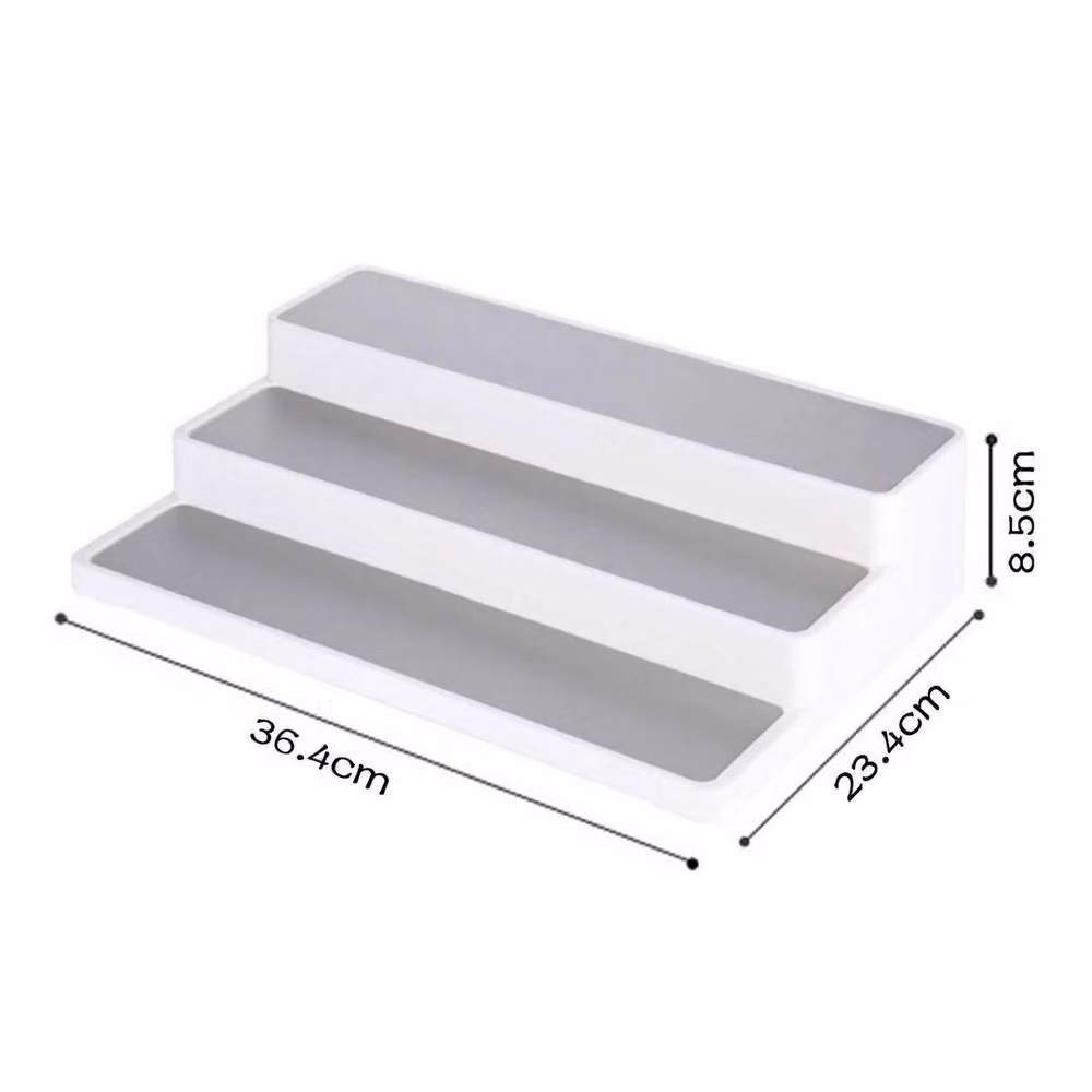 EONLION White 3 Tier Shelf Jar Rack Holder, Height: 100 cm – 2