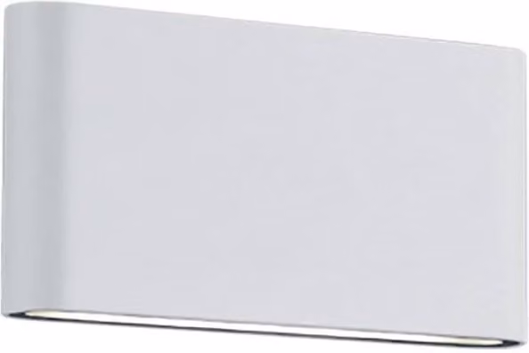 Netlighting Thames II Modern White 2 Light Outdoor Up Down Wall Lamp IP54 – 1