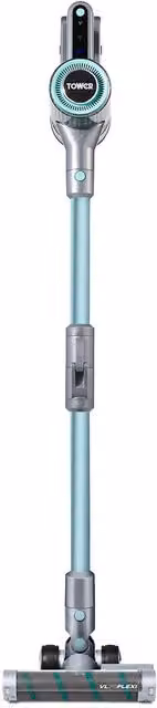 Tower T513011 VL70 Cordless 3-in-1 Bagless Pole Vacuum Cleaner with HEPA Filter and Anti-Tangle Roller, Blue and Turquoise – 1