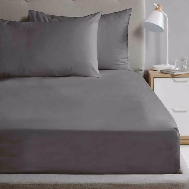 Rapport Home Grey Microfibre House Wife Pillowcase