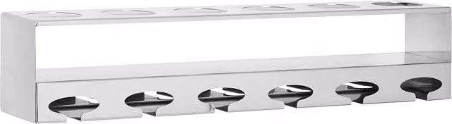 Interiors by Premier Modern Silver Wall Mounted Metal Wine Rack