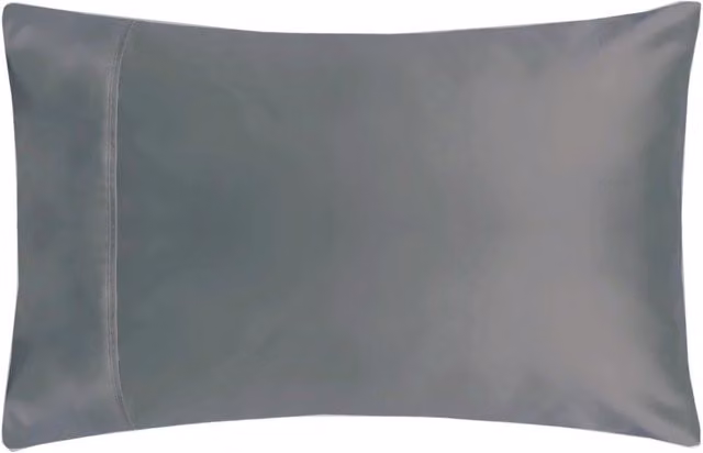 Belledorm Pair of 200 Thread Count Egyptian Cotton Housewife Pillowcases in Grey