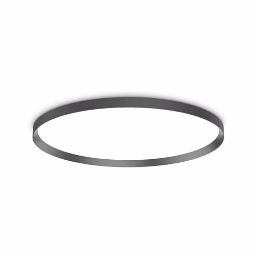 Netlighting Fly 90cm Integrated LED Semi Flush Ceiling Light, Black, 3000K, IP40