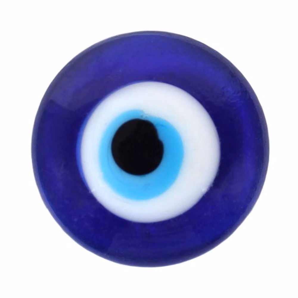 Uniqueful Set of 36 Blue All Seeing Eye Glass Decorations – 2