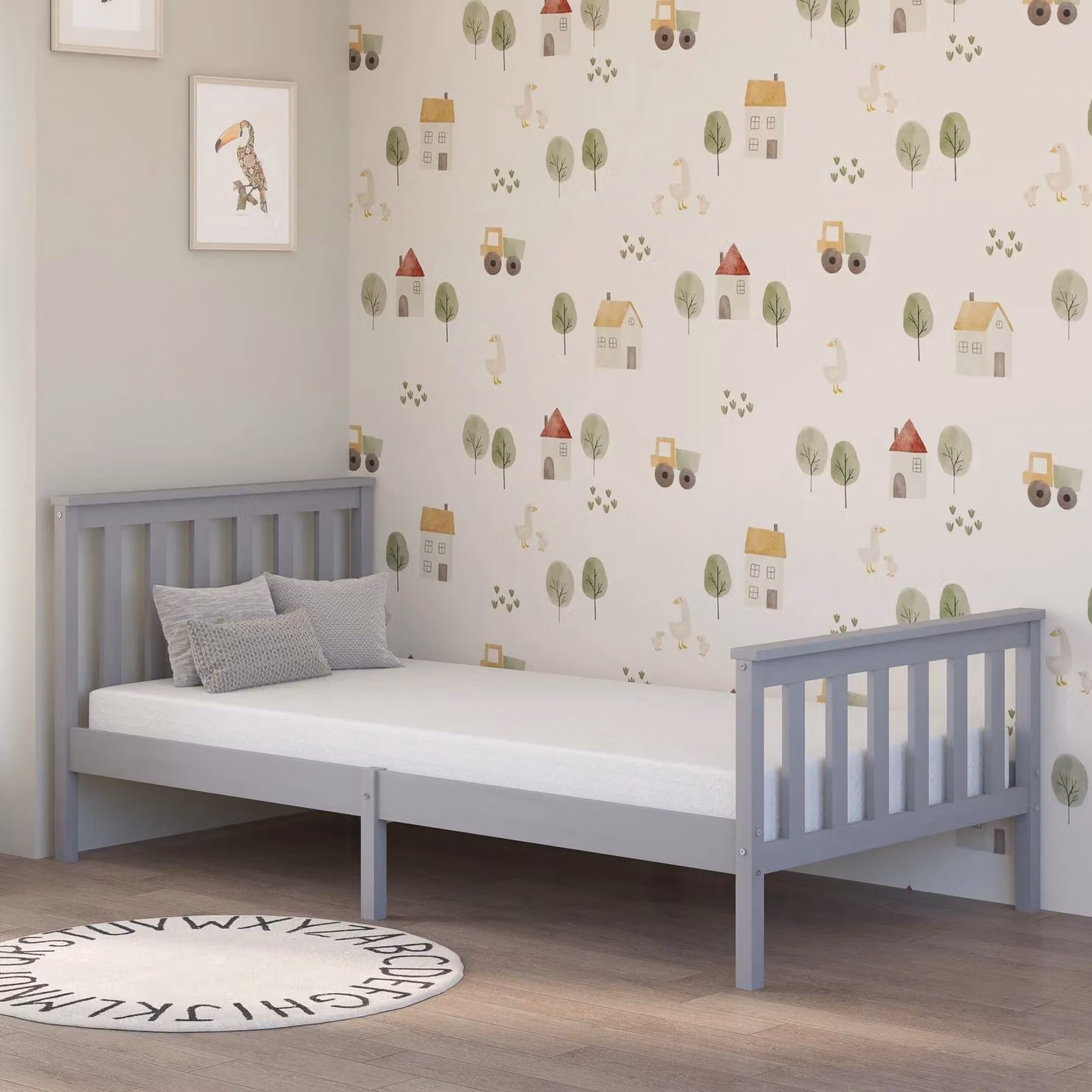 Aspire Kids Memory Foam Mattress with Removable White Cover, W/D/H: 120 x 200 x 15 cm – 2