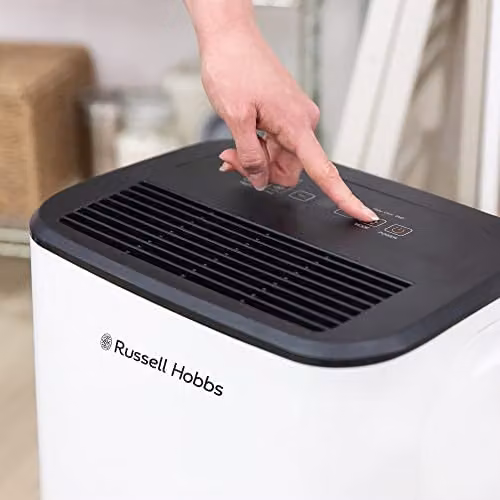Russell Hobbs RHDH2002 20L/Day Dehumidifier with Smart Timer and Continuous Drain, White – 3