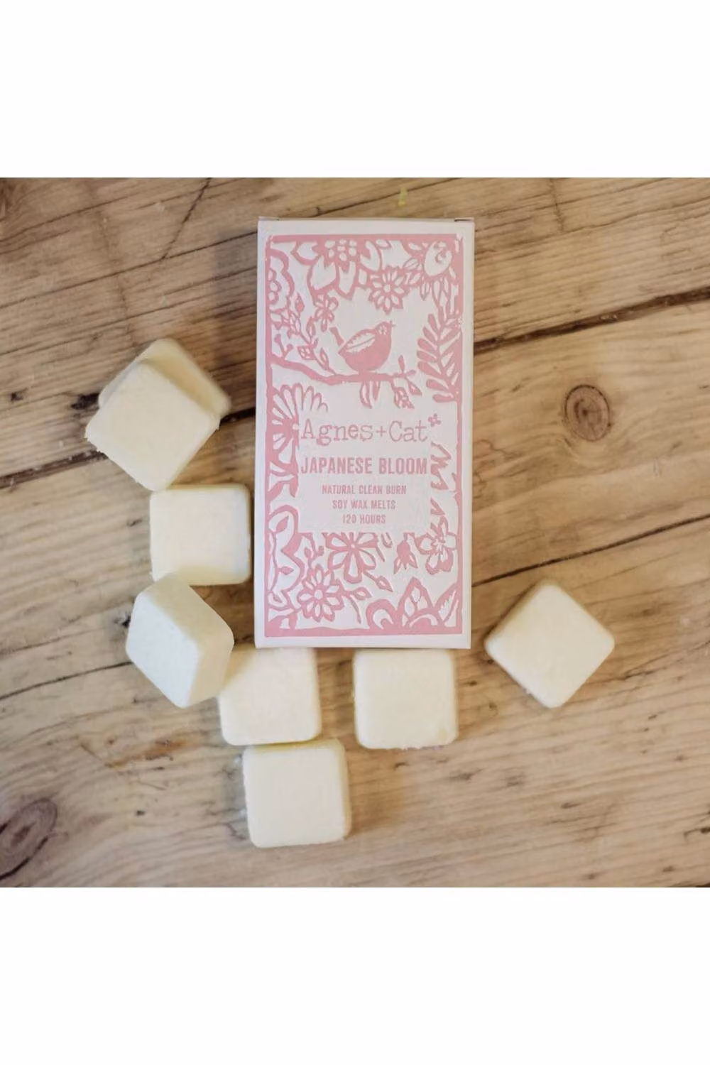 Agnes & Cat Japanese Bloom Soy Wax Melts, Box of 8, White Floral Scent – 2