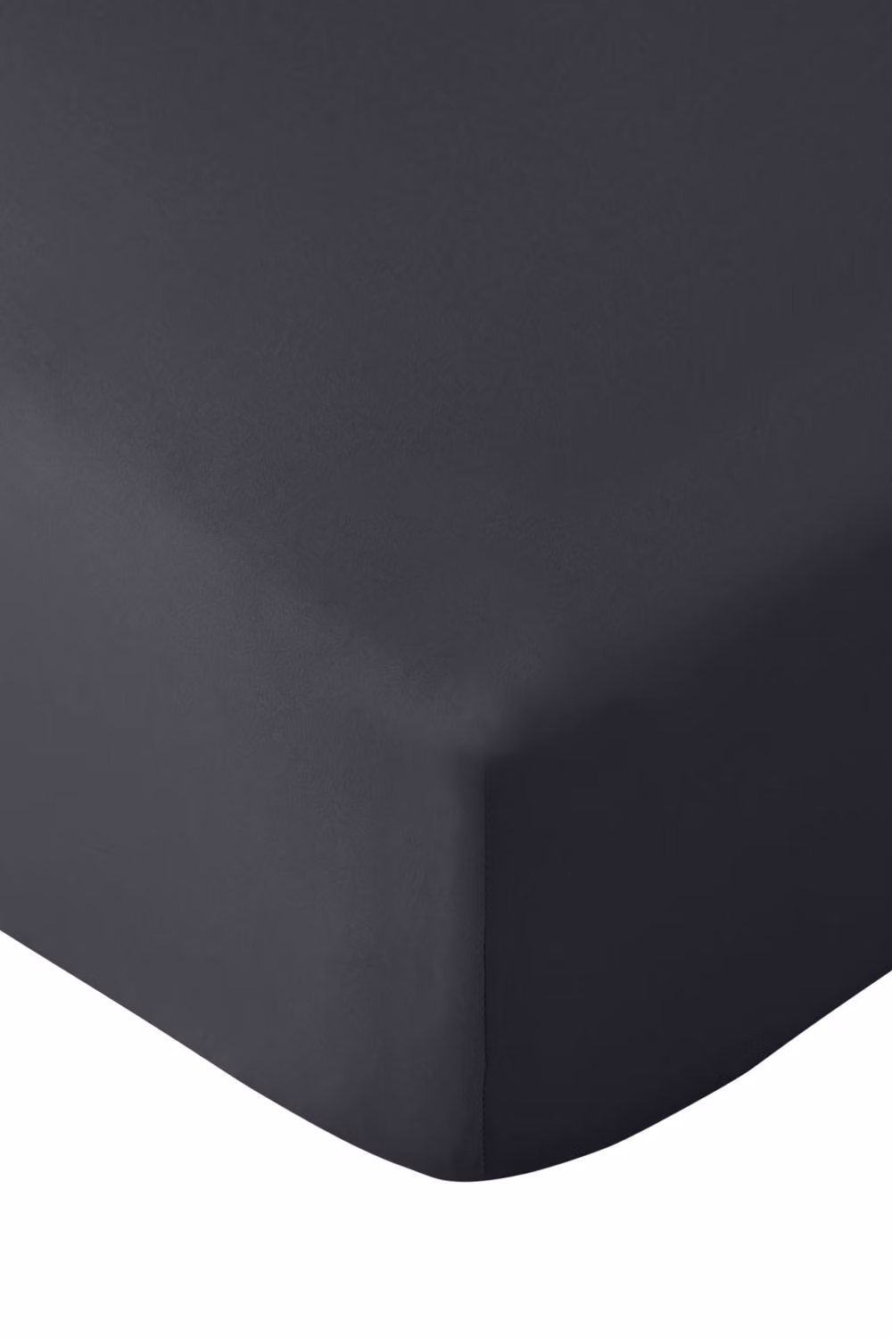 Catherine Lansfield So Soft Non Iron Microfibre Fitted Sheet, Black, W: 180 cm x L: 200 cm – 2