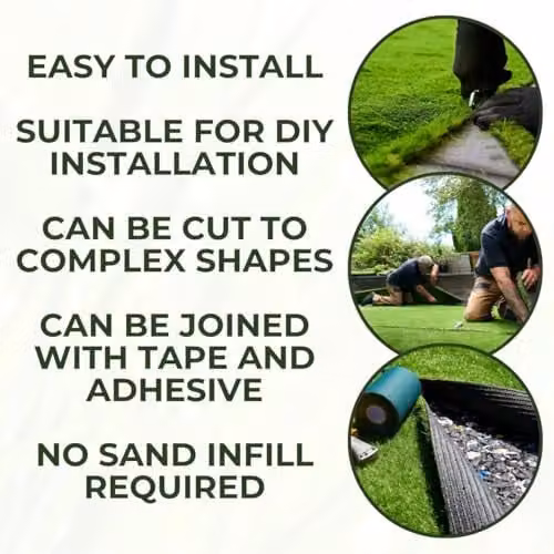 Ark Mat 35mm Artificial Grass Green W/D/H: 3.0 x 2.0 x 0.035 m – 2