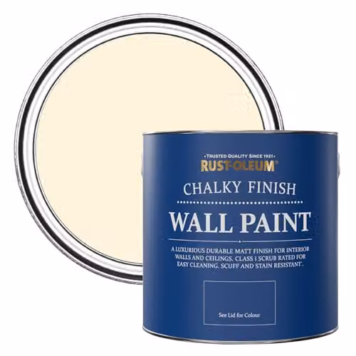 Rust-Oleum Chalky Matt Wall Paint in Beige, 2.5 l – 1